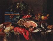 Jan Davidz de Heem Still life with Lobster oil painting picture wholesale